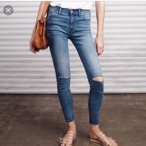 MADEWELL High Riser Skinny Jeans